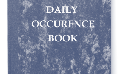 Daily Occurrence Book Report: A Guide on what to Record