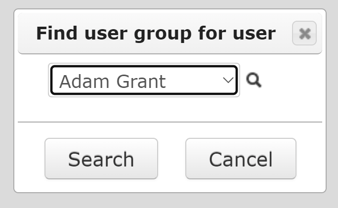 Fine grain permissions search user - search group Fine grain permissions search user - search group