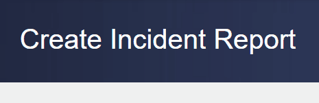 Security incident report creation