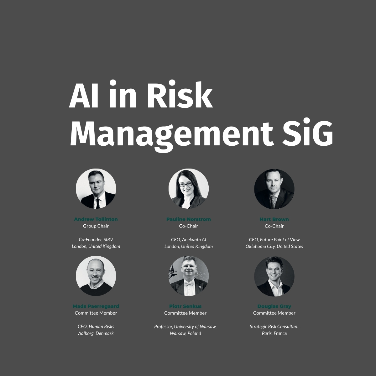 AI in Risk Management Launch Webinar